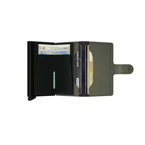 Secrid Secrid - miniwallet matte - green-black Secrid Secrid - miniwallet matte - green-black