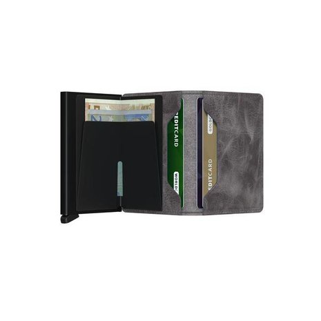 Secrid Secrid - slimwallet vintage - grey black Secrid Secrid - slimwallet vintage - grey black