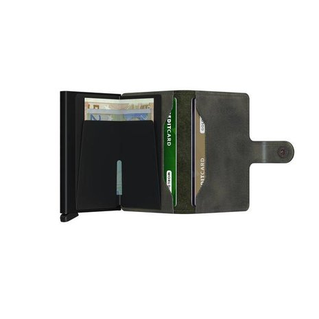 Secrid Secrid - miniwallet vintage - olive - black