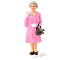 Kikkerland Kikkerland - solar figuur - the queen (roze)
