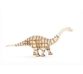 Kikkerland Kikkerland - 3d houten puzzel - apatosaurus