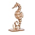 Kikkerland - 3d houten puzzel - zeepaardje Kikkerland - 3d houten puzzel - zeepaardje
