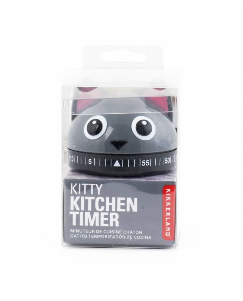 Kikkerland Kikkerland - kookwekker - kat