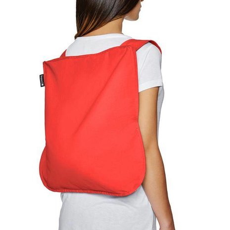 Notabag Notabag - opvouw(rug)tas - red Notabag Notabag - opvouw(rug)tas - red