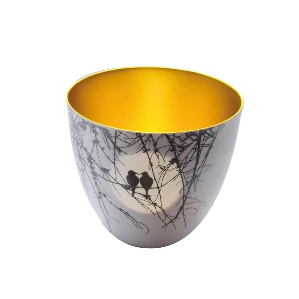 Invotis Invotis - waxinelichtje - love birds (klein) Invotis Invotis - waxinelichtje - love birds (klein)