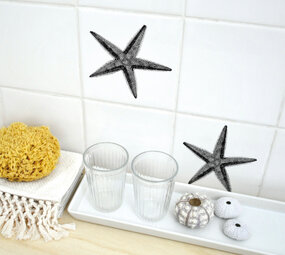 Boubouki Boubouki - tegelsticker - starfish (2 tegels)