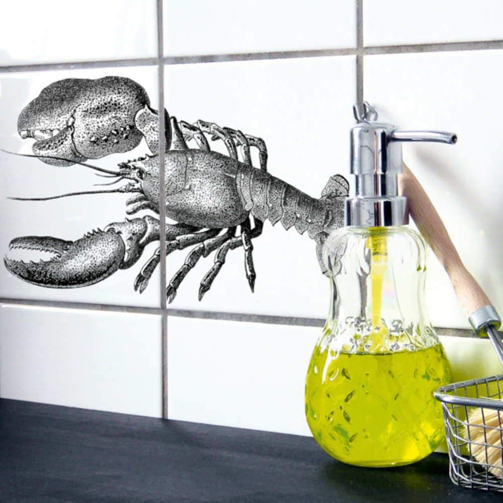 Boubouki Boubouki - tegelsticker - lobster (2 tegels) Boubouki Boubouki - tegelsticker - lobster (2 tegels)