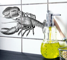 Boubouki Boubouki - tegelsticker - lobster (2 tegels)