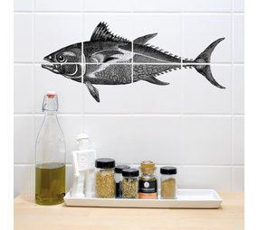 Boubouki Boubouki - tegelsticker - tonfisk (8 tegels)