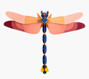 Studio Roof Studio Roof - muurdecoratie - pink dragonfly