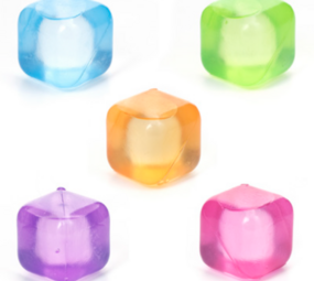 Kikkerland Kikkerland - ijsblokjes - gekleurde blokjes (set van 30)