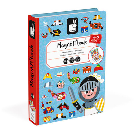 Janod Janod - magnetibook - verkleedfeest jongens Janod Janod - magnetibook - verkleedfeest jongens