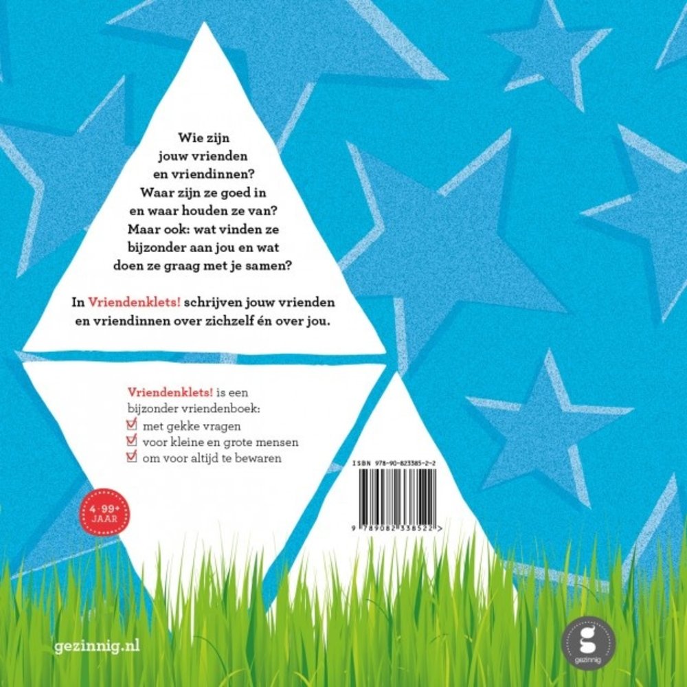 Gezinnig Gezinnig - vriendenklets! (4-99+)- blauw Gezinnig Gezinnig - vriendenklets! (4-99+)- blauw