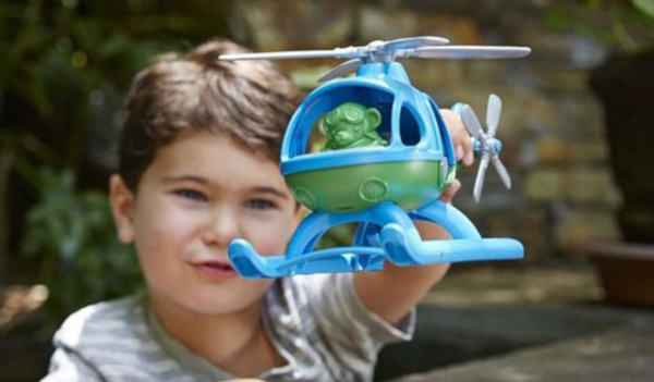 Green Toys helikopter bij de Hoge Ramen