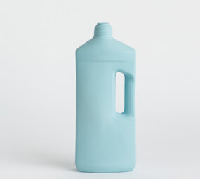 Foekje Fleur Foekje Fleur - porcelain bottle vase - #3 light blue Foekje Fleur Foekje Fleur - porcelain bottle vase - #3 light blue