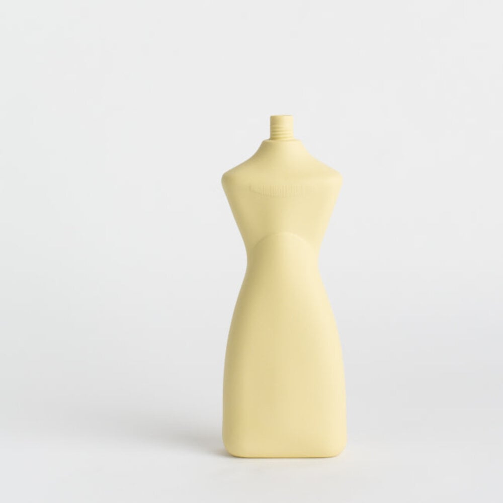 Foekje Fleur Foekje Fleur - porcelain bottle vase - #8 fresh yellow