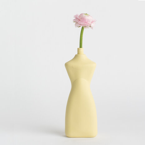 Foekje Fleur Foekje Fleur - porcelain bottle vase - #8 fresh yellow