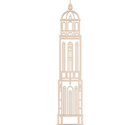 Binthout Binthout - Lebuïnuskerk - groot (50cm) blank Binthout Binthout - Lebuïnuskerk - groot (50cm) blank