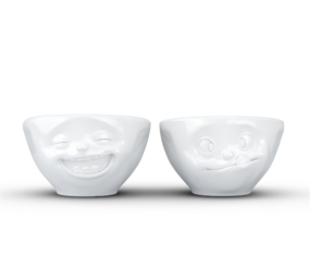 Tassen Tassen - kommen (set van 2, 100 ml) - laughing & tasty (set nr.3)