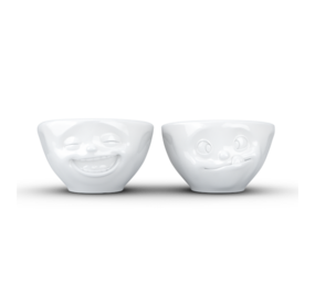 Tassen Tassen - kommen (set van 2, 100 ml) - laughing & tasty (set nr.3) Tassen Tassen - kommen (set van 2, 100 ml) - laughing & tasty (set nr.3)