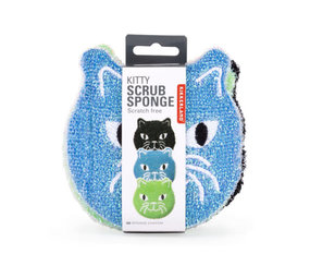 Kikkerland Kikkerland - kat spons (set van 3) Kikkerland Kikkerland - kat spons (set van 3)