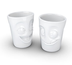 Tassen Tassen - bekers (set van 2, 350 ml) - joking & tasty