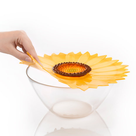 Charles Viancin Charles Viancin - siliconen deksel - zonnebloem (28 cm.) (nieuw)