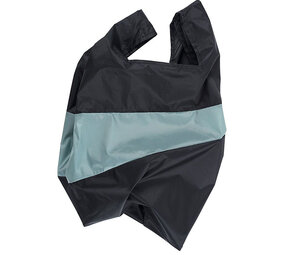 Susan Bijl Susan Bijl - the new shopping bag large - black & grey