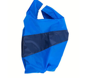 Susan Bijl Susan Bijl - the new shopping bag large - blue & navy