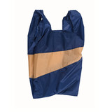 Susan Bijl Susan Bijl - the new shopping bag large - navy & camel Susan Bijl Susan Bijl - the new shopping bag large - navy & camel