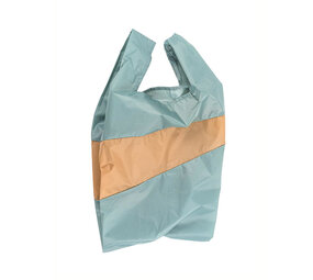 Susan Bijl Susan Bijl - the new shopping bag large - grey & camel Susan Bijl Susan Bijl - the new shopping bag large - grey & camel