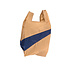 Susan Bijl - the new shopping bag medium - camel & navy
