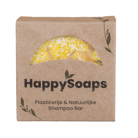 HappySoaps Happysoaps - shampoo bar - chamomile down & carry on (70g)