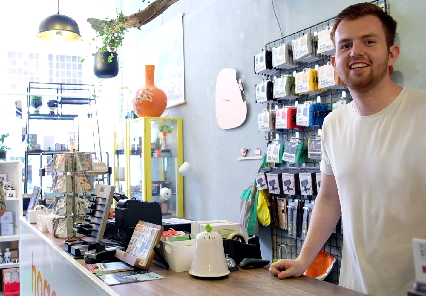 Jordy: "Ik vind de sfeer in de winkel heel fijn."