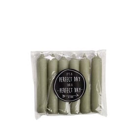 Rustik Lys Rustik Lys - 6 dinerkaarsjes - eucalyptus