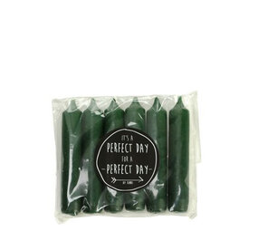 Rustik Lys Rustik Lys - 6 dinerkaarsjes - hunting green