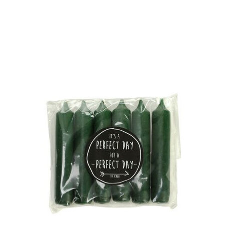 Rustik Lys Rustik Lys - 6 dinerkaarsjes - hunting green Rustik Lys Rustik Lys - 6 dinerkaarsjes - hunting green