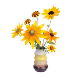 Flatflowers Flat flowers - raamsticker - zonnebloemen (30 x 37 cm)