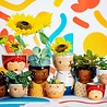 Sass & Belle Sass & Belle - mini planter - ross - plantenpotje met gezicht Sass & Belle Sass & Belle - mini planter - ross - plantenpotje met gezicht