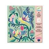 Djeco Djeco - kraskaarten pastel - fantastische tuin Djeco Djeco - kraskaarten pastel - fantastische tuin