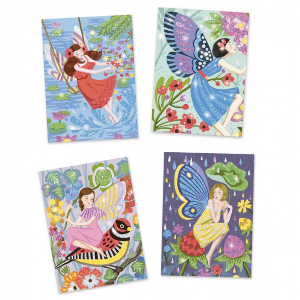 Djeco Djeco - kleuren met glitter - feeën Djeco Djeco - kleuren met glitter - feeën