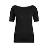 King Louie King louie - audrey top organic cottonclub - black King Louie King louie - audrey top organic cottonclub - black