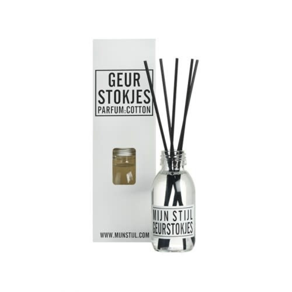 Mijn stijl Mijn stijl - geurstokjes - cotton Mijn stijl Mijn stijl - geurstokjes - cotton