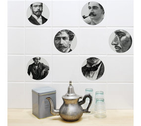 Boubouki Boubouki - tegelsticker - cavaliere (6 tegels) Boubouki Boubouki - tegelsticker - cavaliere (6 tegels)