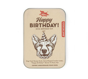 Kikkerland Kikkerland - kit - dog happy birthday