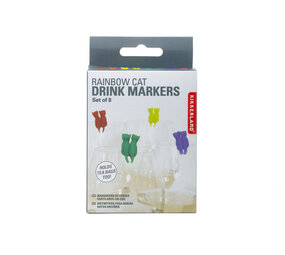 Kikkerland Kikkerland - drink markers - cat