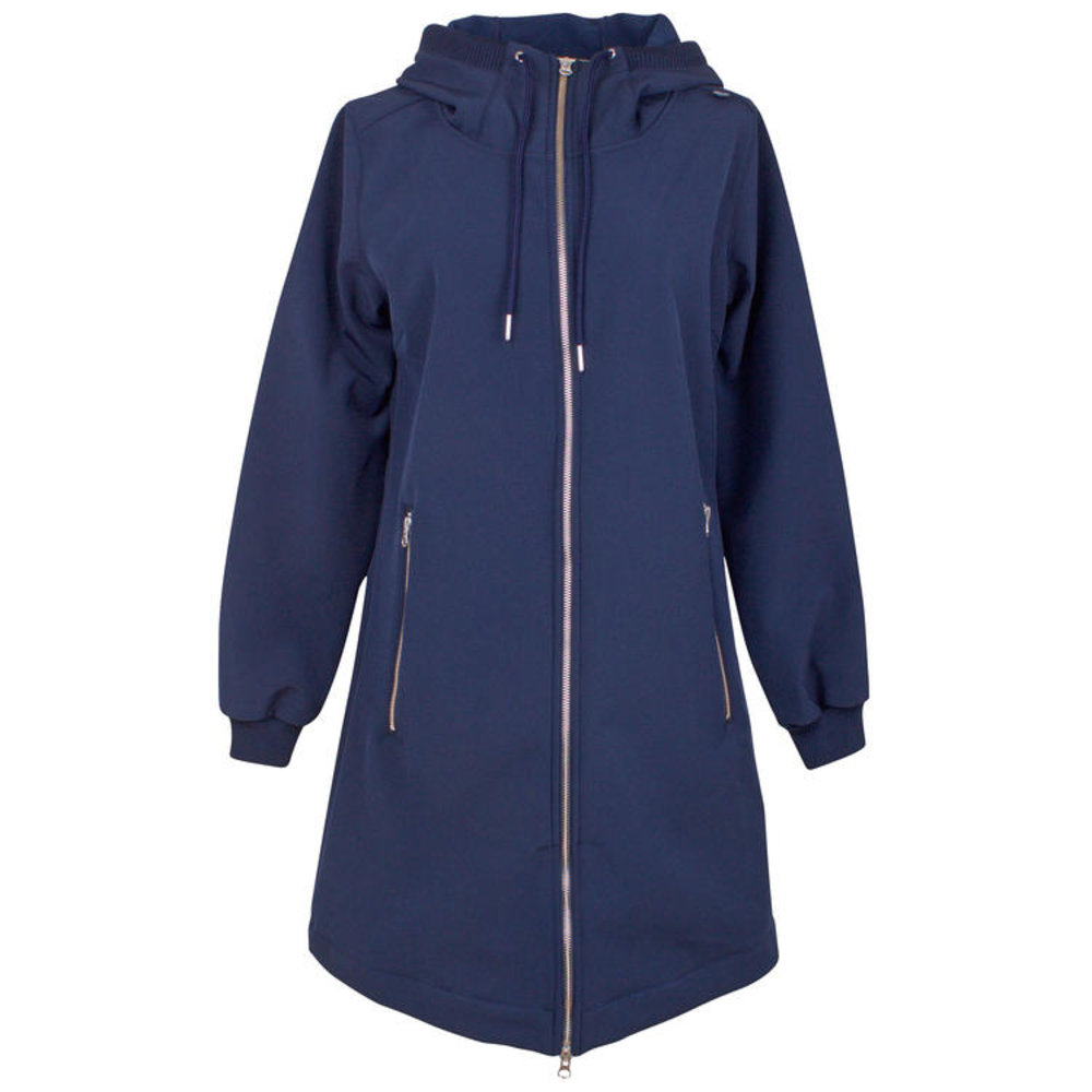 Danefae Danefae - danejane softshell regenjas - blauw Danefae Danefae - danejane softshell regenjas - blauw