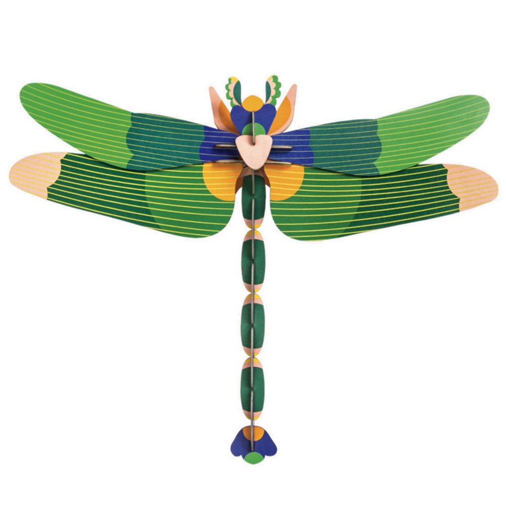 Studio Roof Studio Roof - muurdecoratie - giant dragonfly green