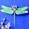 Studio Roof Studio Roof - muurdecoratie - dragonfly green Studio Roof Studio Roof - muurdecoratie - dragonfly green