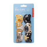 Kikkerland Kikkerland - clips - cat (set van 6)